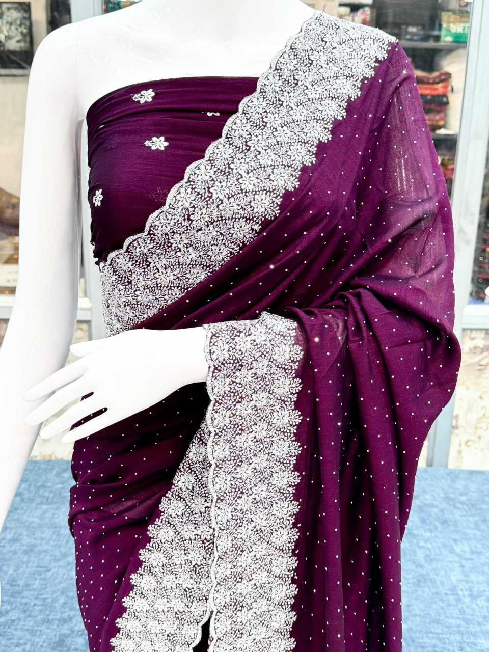 DESIGNER FANCY WEDDING PARTY WEAR SAREE